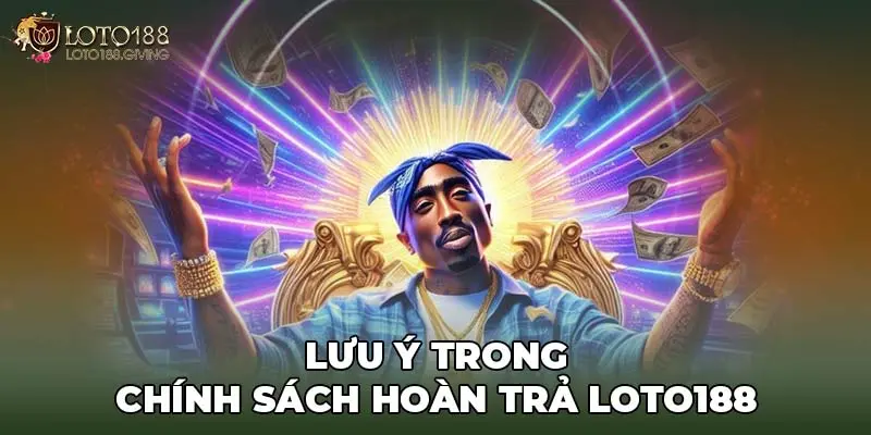 Lưu ý trong chính sách hoàn trả LOTO188